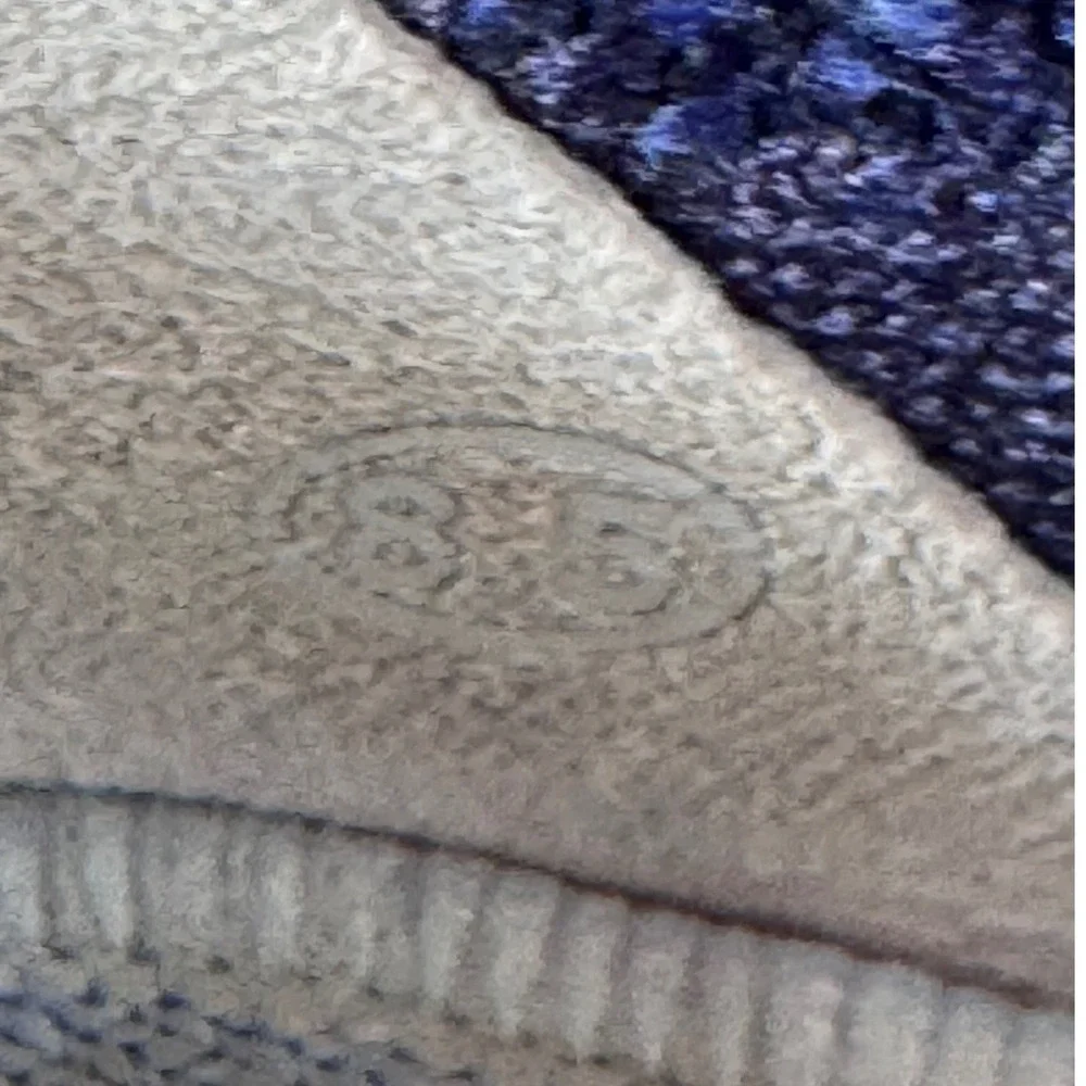 Rothy's The Driver Loafer Navy Blue Sapphire Knit Flats Womens Size 8.5 Washable